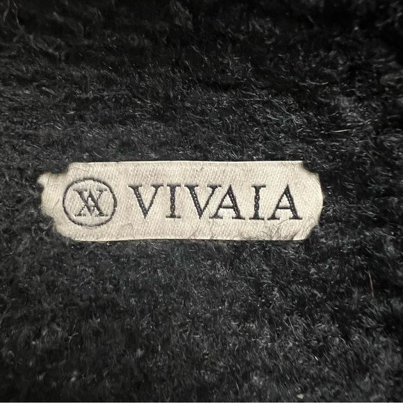 Vivaia Black Hannah Furry Criss Cross Comfort Arch Support Slippers Size 8 - Picture 7 of 8